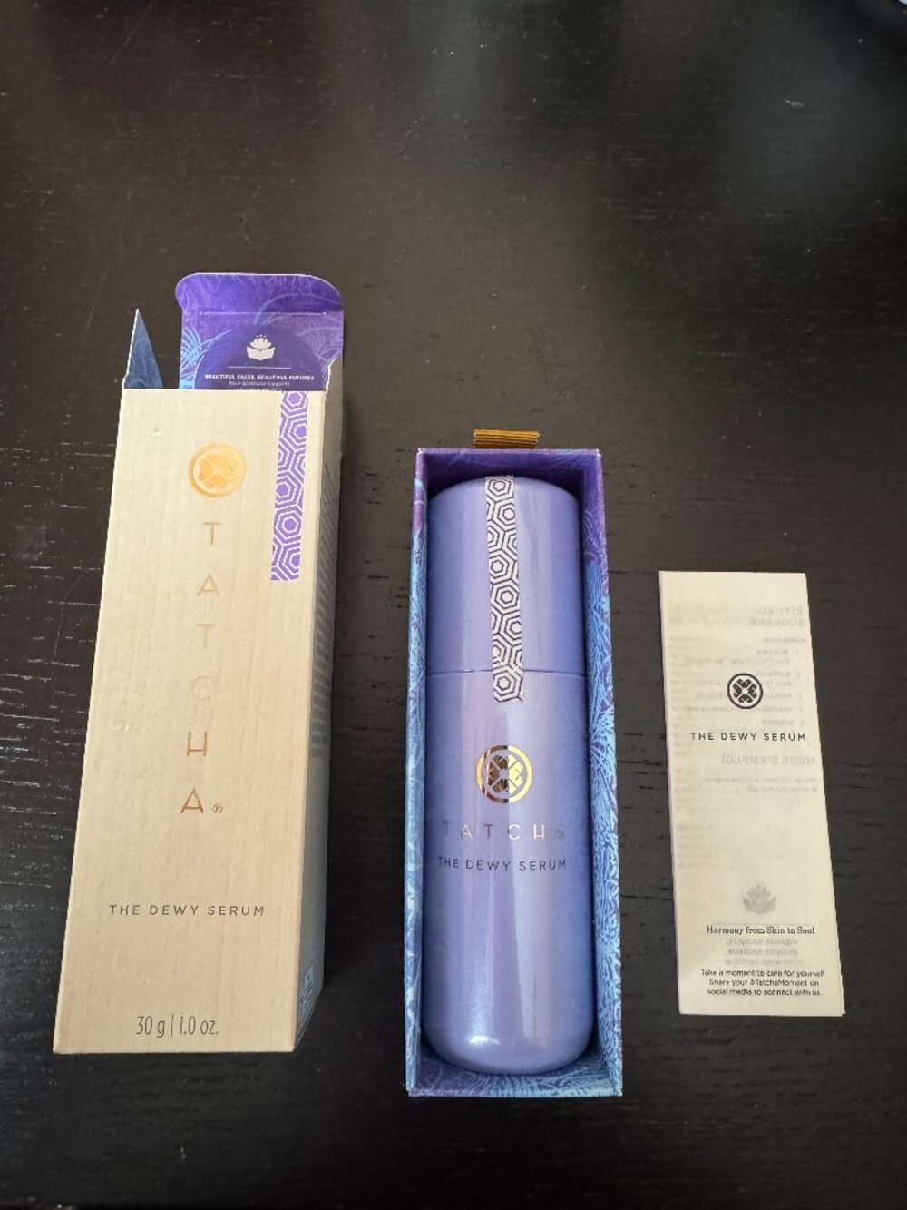 Unopened - Tatcha Dewy Serum with Hyaluronic Acid - Full Size